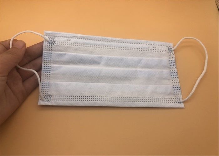 Ελαστικό Earloop 3 μίας χρήσης μάσκα προσώπου πτυχών/μάσκα προστασίας ατμοσφαιρικής ρύπανσης